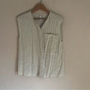 Mango Brand Striped Top